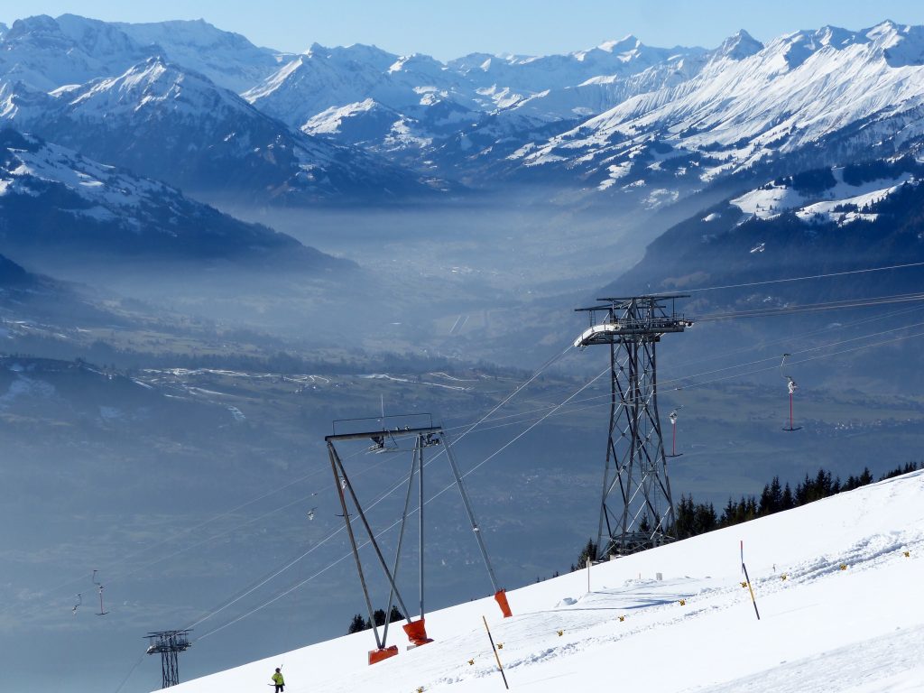 Niederhorn Switzerland Winter hike