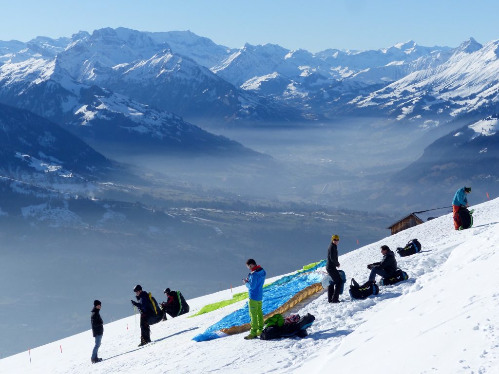 Paragliding Niederhorn Switzerland